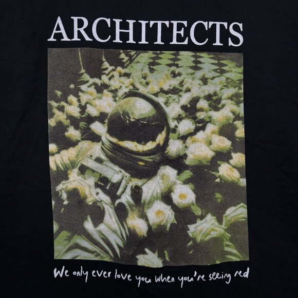 Architects “We Only Ever Love You When You’re Seeing Red” Metalcore Band Graphic - Picture 2 of 4